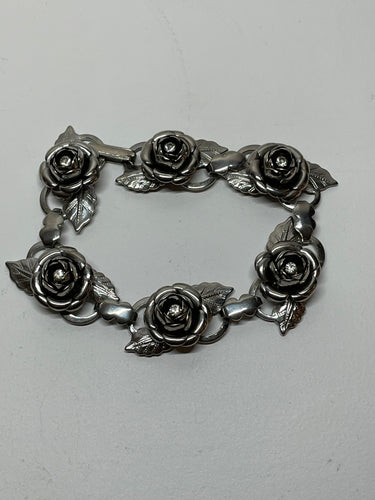 Silver Rose Bracelet Bloomers and Frocks
